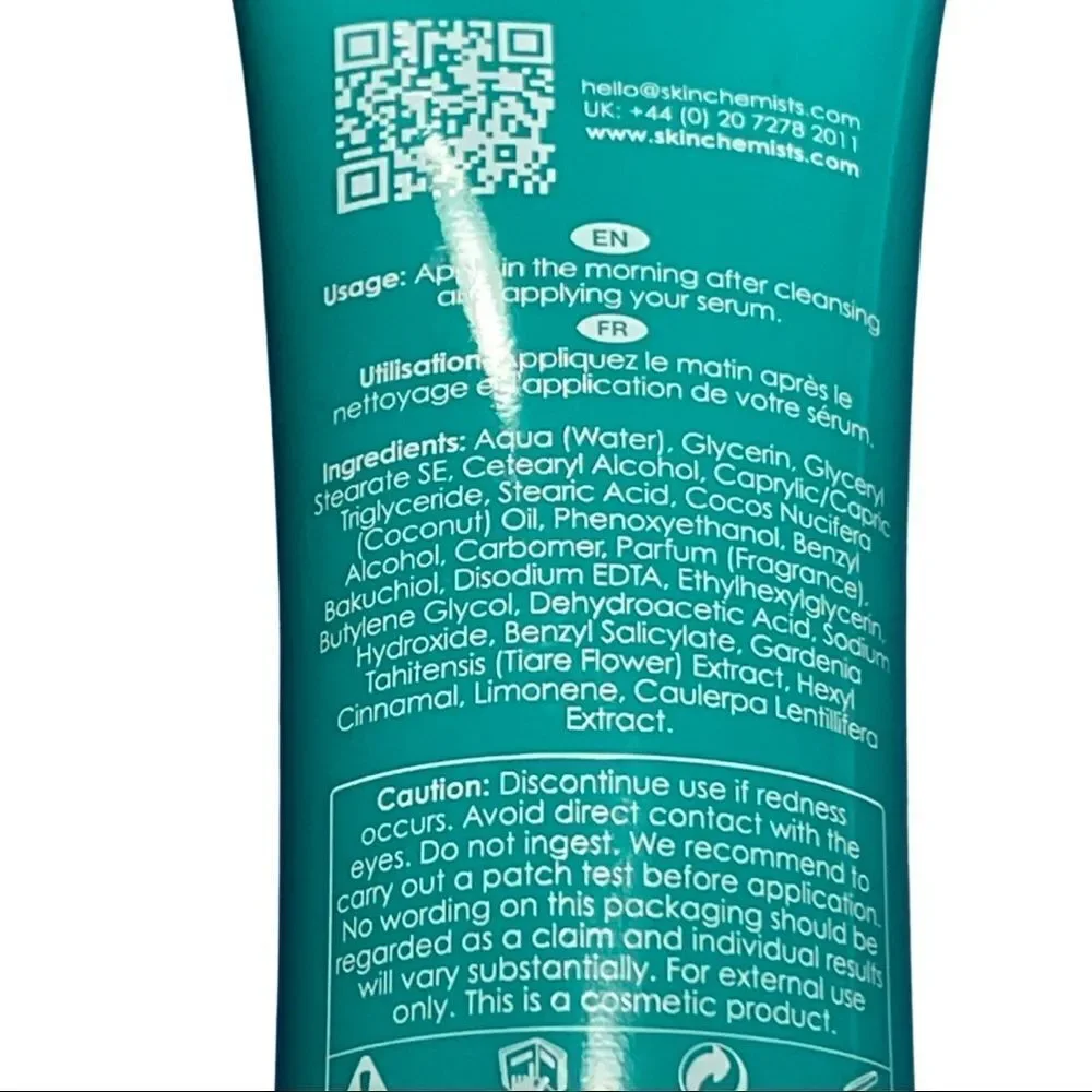 Skin Chemists Green Caviar Day Moisturizer - NWT